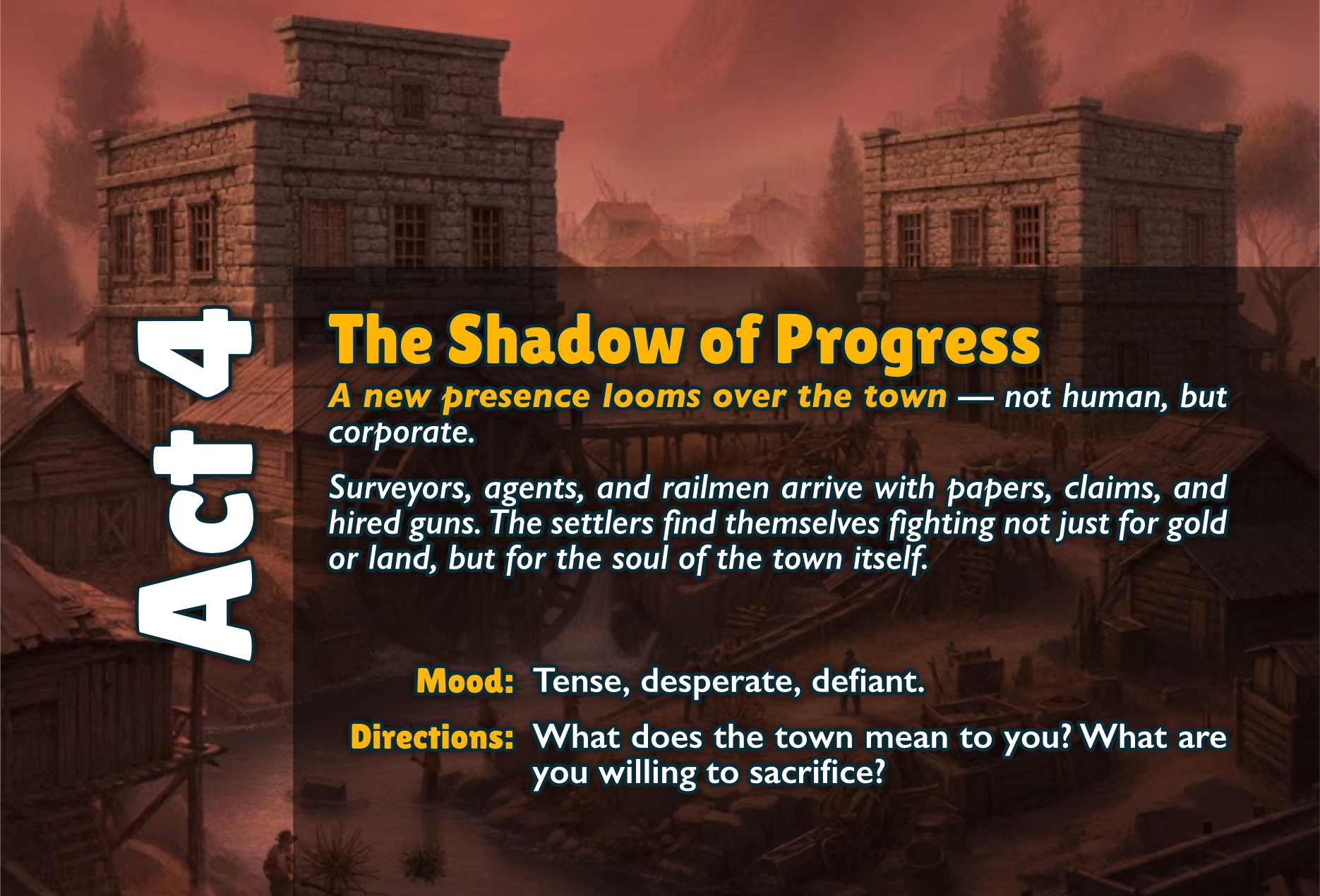Brimstone Act 4: The Shadow of Progress