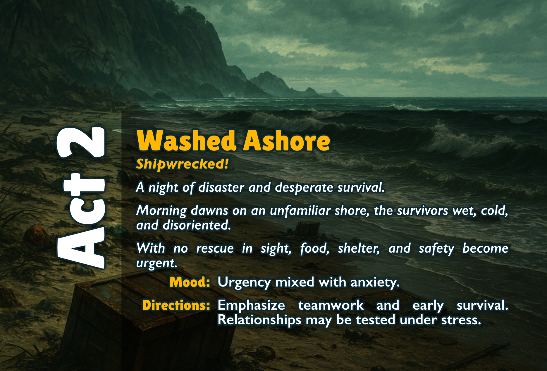 Shipwrecked Act 2: Washed Ashore
